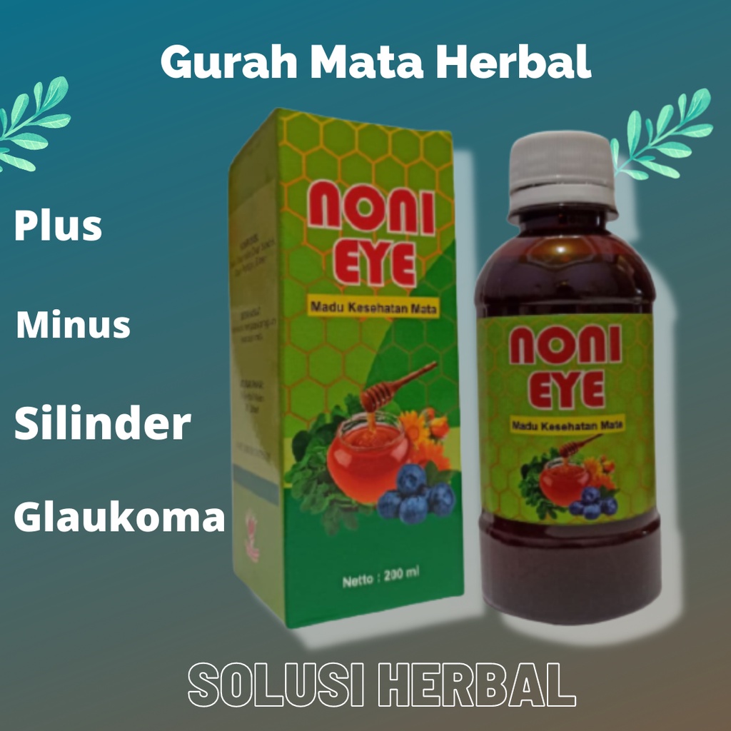 Obat Madu Mata Minus Noni Eye  Silinder Plus Katarak Glaukoma Buram Silau Gatal Berair Ori