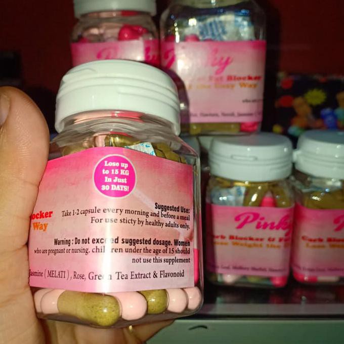 Original Ready Terlaris Obat Diet Penekan Nafsu Makan Pinky Fatblocker Berkualitas Shopee Indonesia