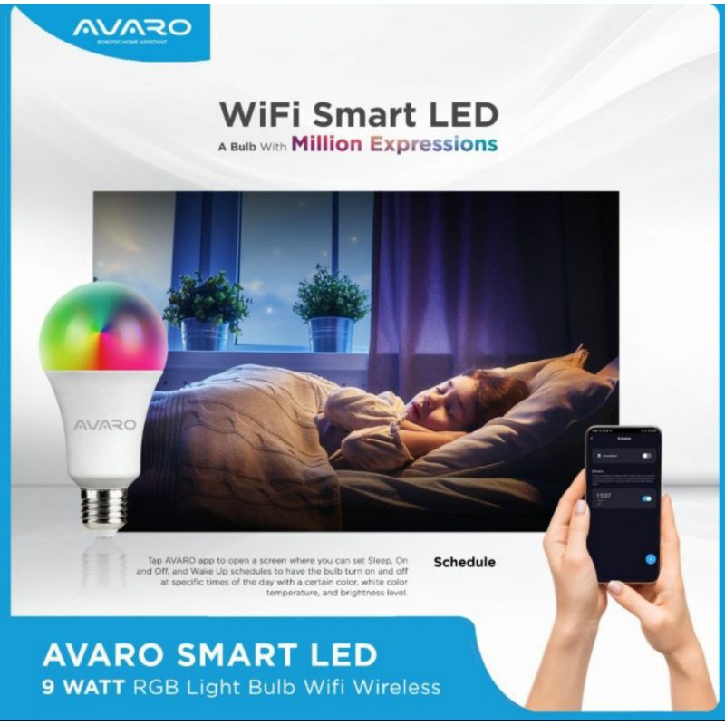 AVARO SMART BULD LED 9WATT 12WATT WIFI