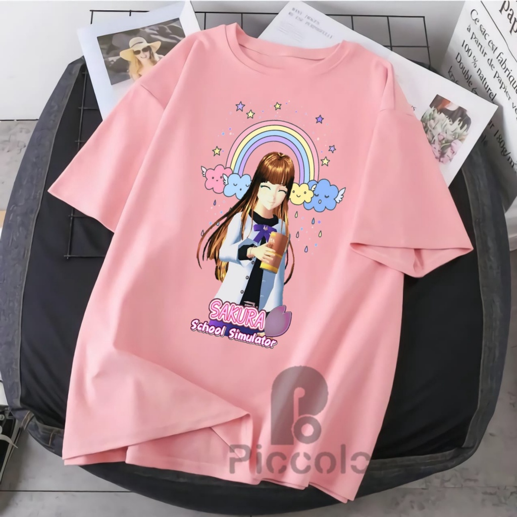 BAJU KAOS ANAK SAKURA SCHOOL SIMULATOR BAHAN PREMIUM