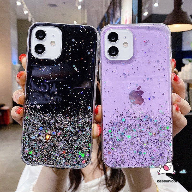 Casing Oppo A15 A11 A5 A9 2020 A5s A3s A12 A7 A11K A15S A92 A52 A53 A33 2020 Reno 4 4F 4Lite 4pro A12e A72 A31 F9 F9pro F11 F11pro F7 A37 A1K A32 A93 F17pro Glitter Bling Soft Cover-4