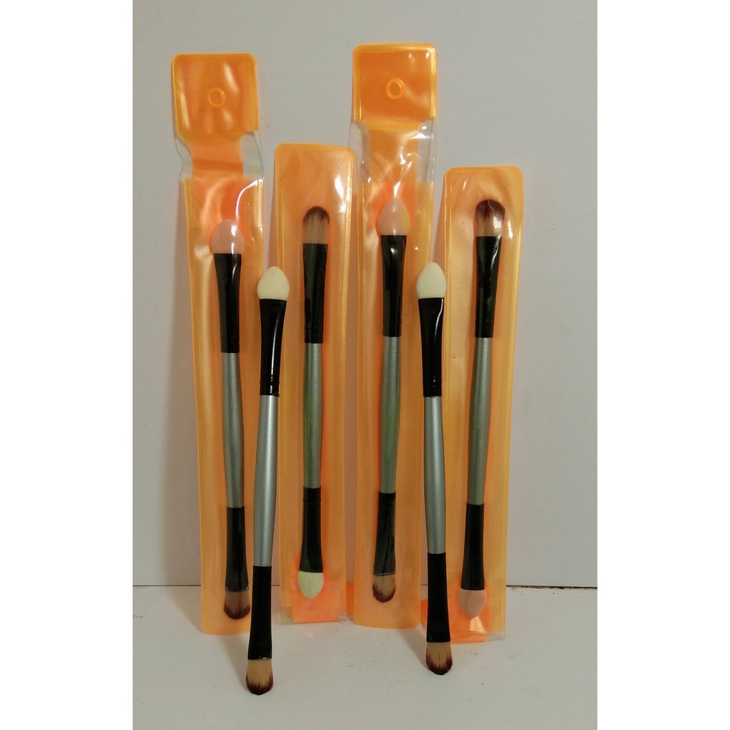 Brush/kuas eyeshadow 2 side (Blanding brush and sponge eyeshadow)