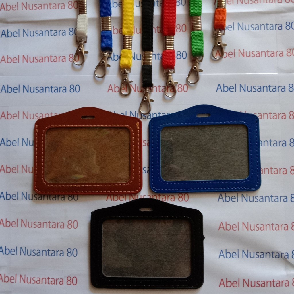

Paket Casing ID Card Kulit Tidur dengan Tali Kait 1cm