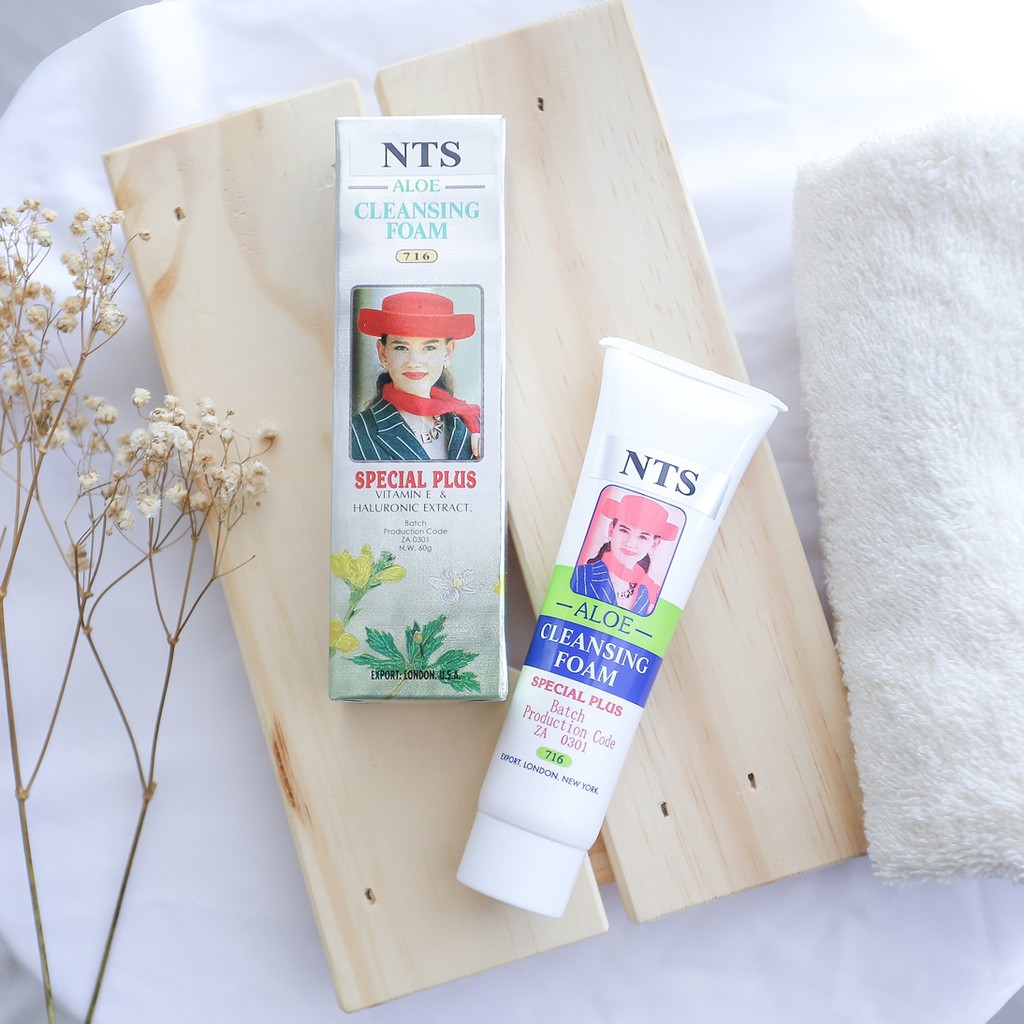 NTS-716 Special Plus Aloe Cleansing Foam NTS 716 New Topsyne Pembersih Muka Vitamin E