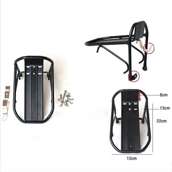 AWS98      Rak Bagasi Depan Sepeda Touring Seli Federal