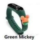 TOMSTORE.ID JT027 Jam Tangan anak Elektronik Led Waterproof Motif Untuk Anak Karakter Import Cod-HIJAU MIKEI
