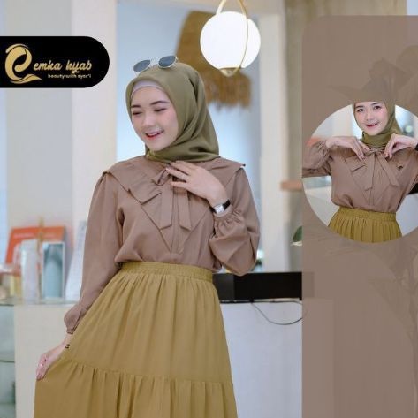#OPEN PO# WISTERIA BLOUSE BY EMKAHIJAB