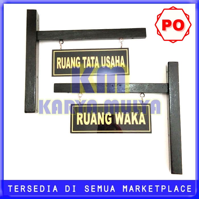 Jual Papan Nama Ruang Dinding Papan Nama Acrylic Dan Kayu KM