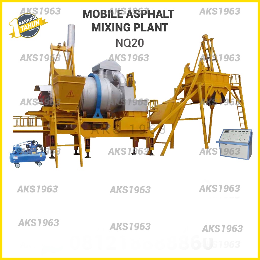 Mesin Aduk Aspal - Asphalt Mixing Plant 20 Ton AMP AKS - NQ20