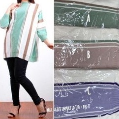 Kaos rajut import jumbo ld 150 cm