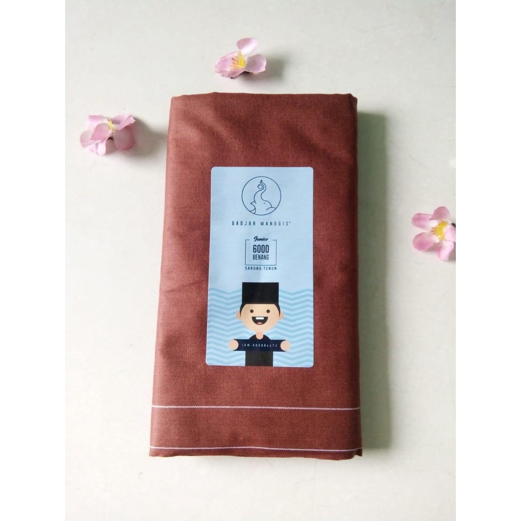 Sarung Anak Tenun 6000 benang Gajah Manggis(junior)