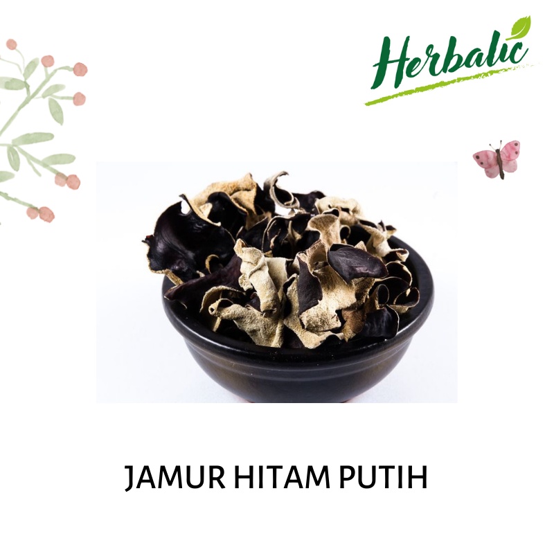 

Jamur Kuping Hitam Putih Bokni Uk Besar [100gr]