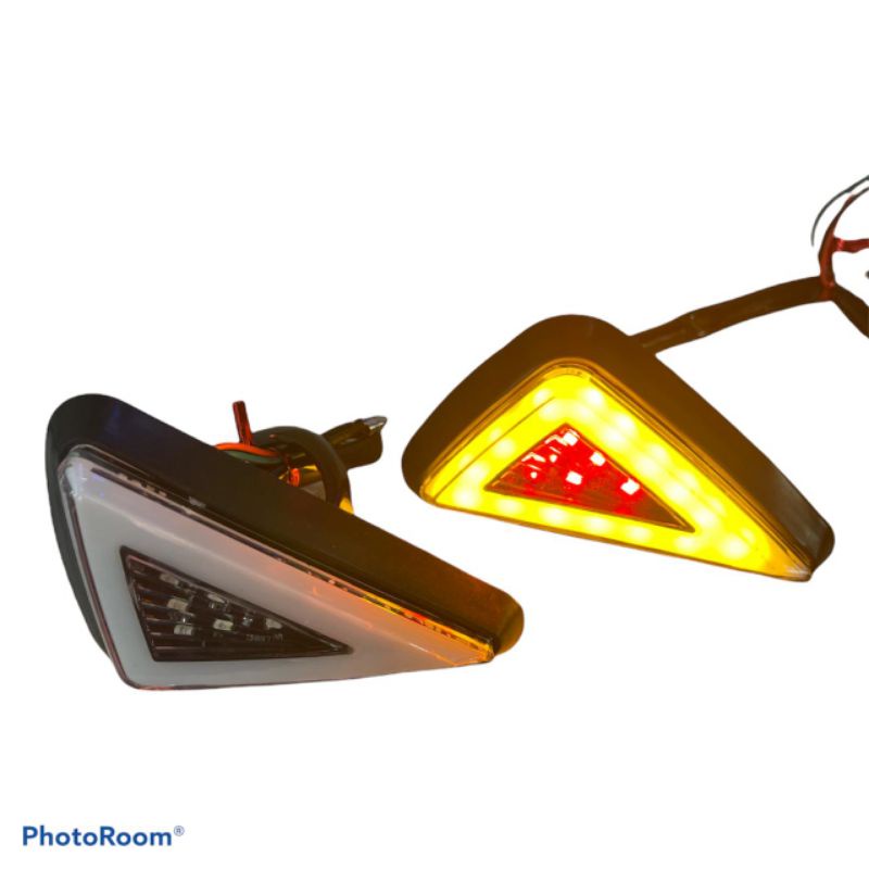 Lampu sen sein tempel segitiga LED ninja Vixion Cb universal