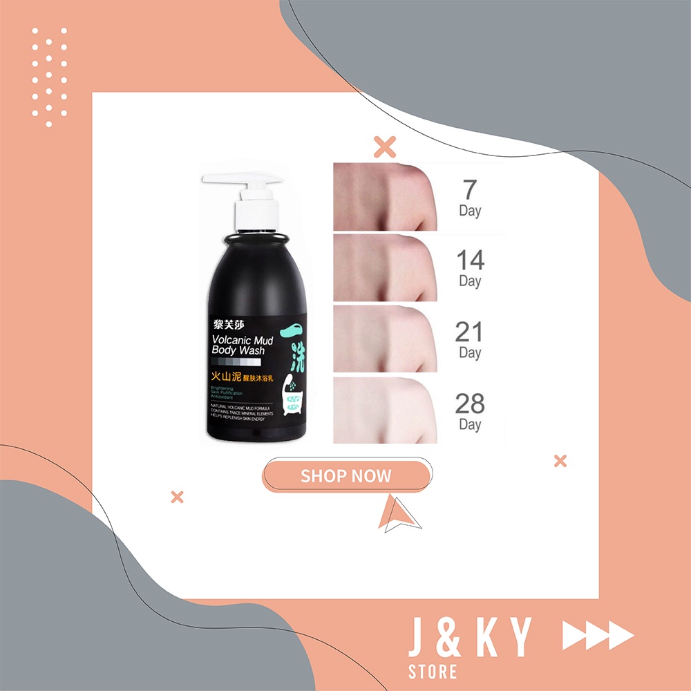 Sabun Lumpur Vulkanik 260 ML - Sabun Pemutih Badan 260 ML - Mergeco Volcanic Mud BathLumpur vulkanik