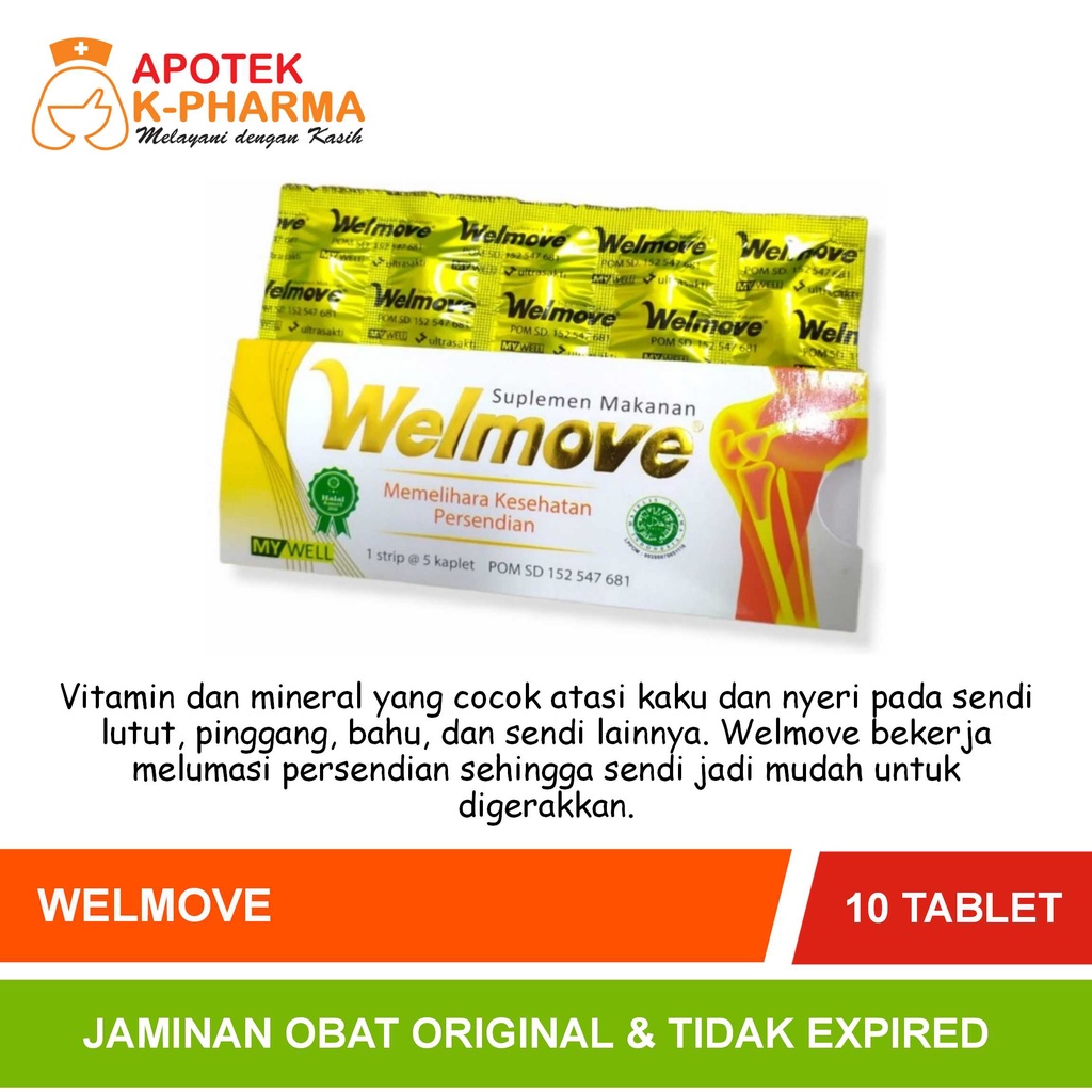 Welmove Isi 5 Tablet Obat Original