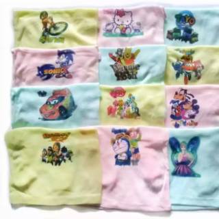 12pcs kaos  dalam anak  sablon warna lusinan Singlet  Anak  