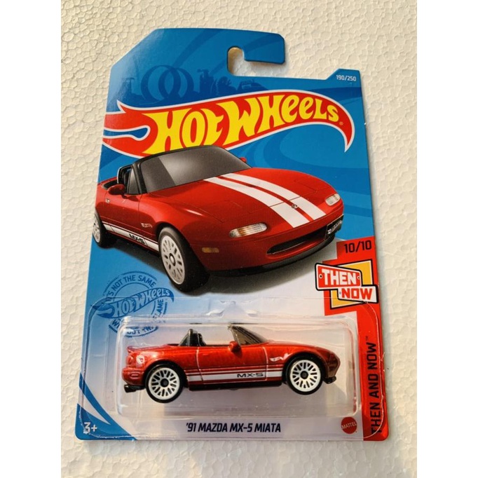 HOT WHEELS HOTWHEELS 91 MAZDA MX-5 MIATA TREASURE HUNT LOT K 2021 TREK JUR4