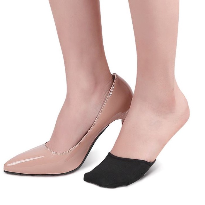 Kaos Kaki Setengah High Heels forefoot socks Women breathable silicone