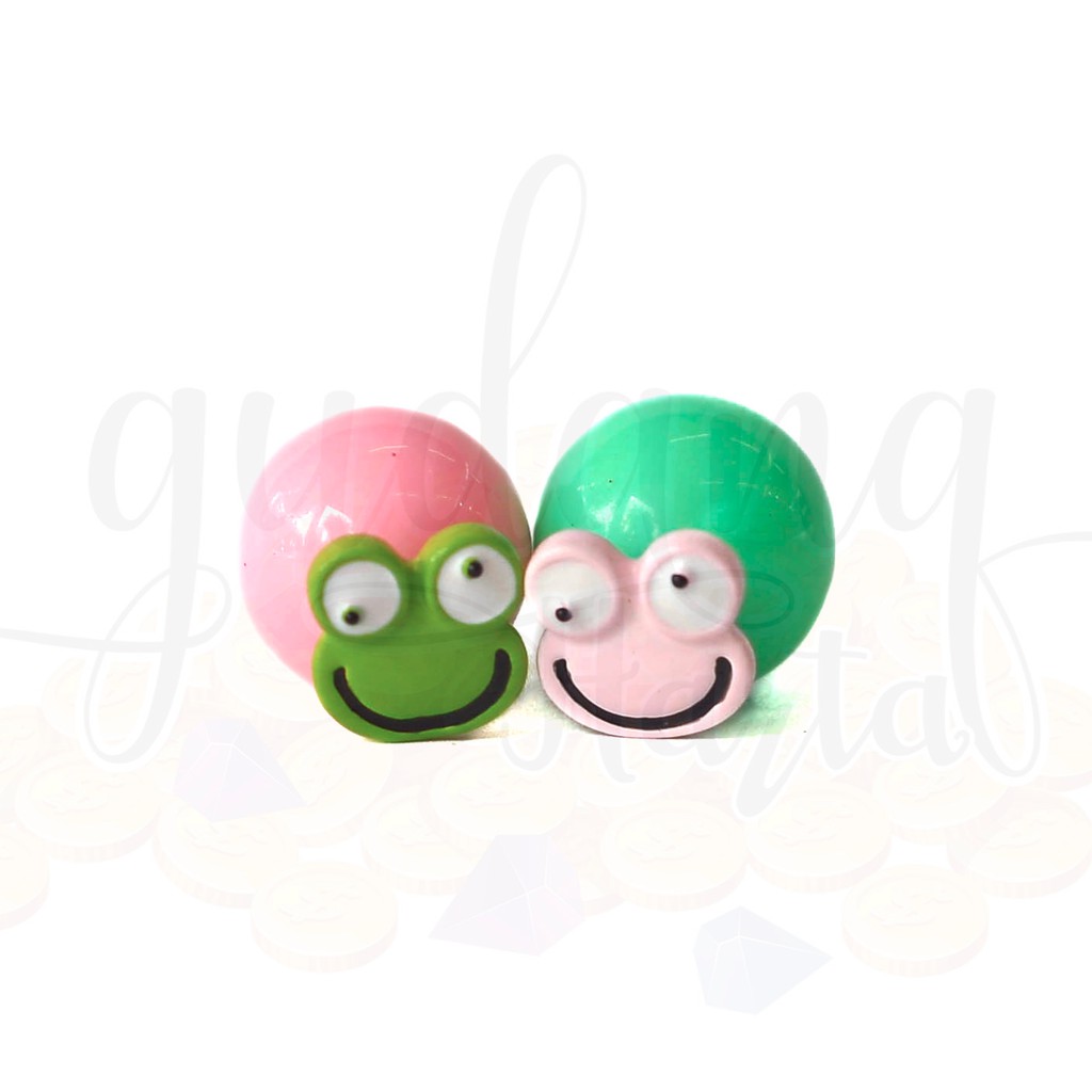 Anting Stud Frog Simple Katak Lucu Unik GH 203562