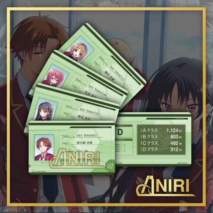 

ID Card Classroom of the Elite : Ayanokoji Laminasi Doff