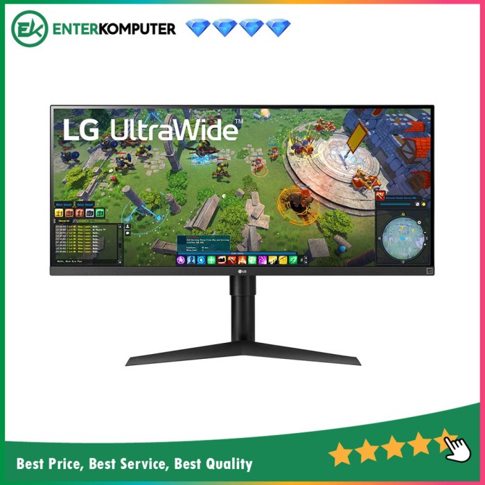 Monitor LG 34&quot; LED 34WP65G - UltraWide IPS Gaming Monitor FreeSync