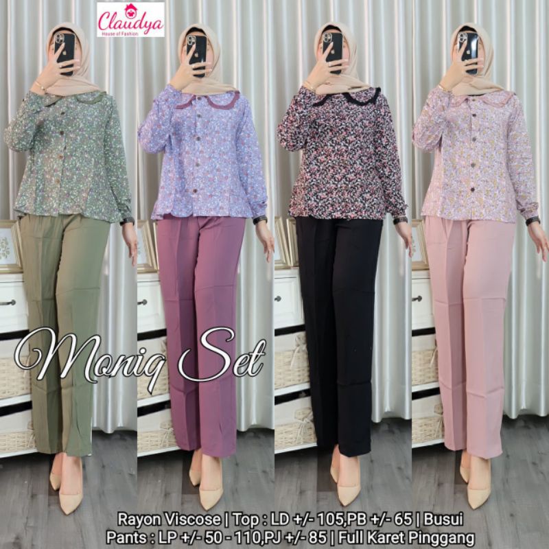 (NEW)SETELAN WANITA OOTD//MONIQ/CERRA/REVINA BY CLAUDYA