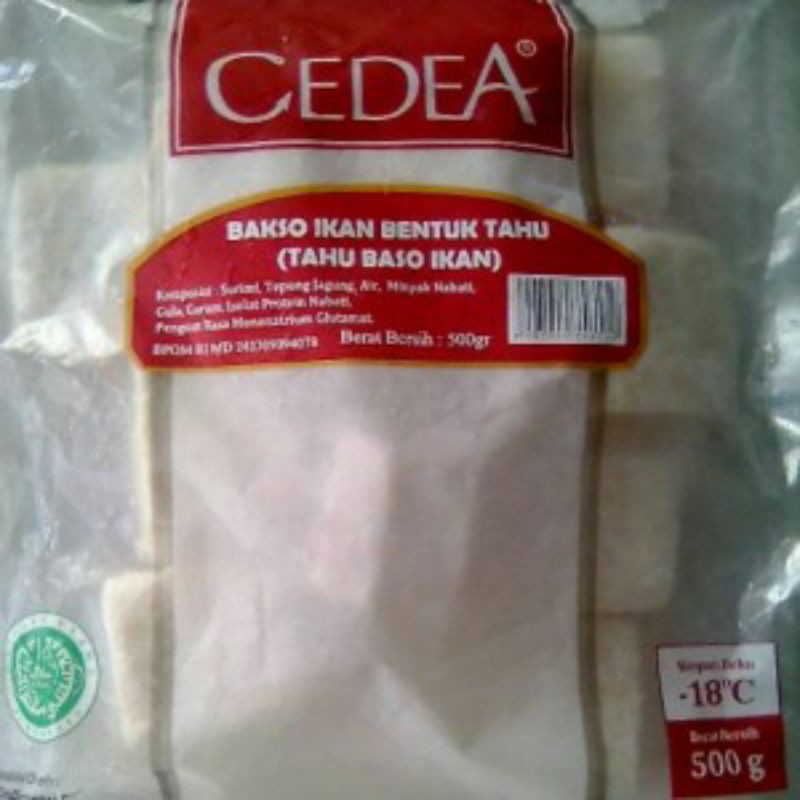 

Cedea tahu baso ikan 500gr