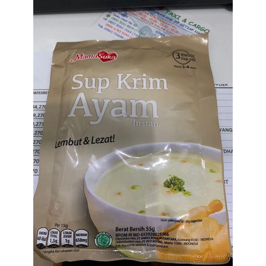 

Mamasuka Sup Krim Ayam 55 G