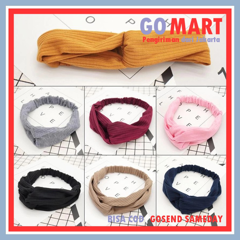 Bando Fashion Import - Bando Bandana HeadBand Simpul Ala Korea - Bando Bandana Korea Import [B01]