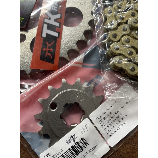 Gear set 415 Tipis Rx king Fizr Vega Jupiter z Jupiter mx new Jupiter mx lama TK Racing 415-1