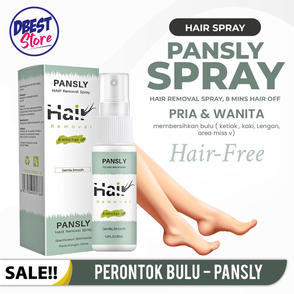 (READY COD) Perontok Bulu Ampuh Pansly Hair Remover Spray 30ML