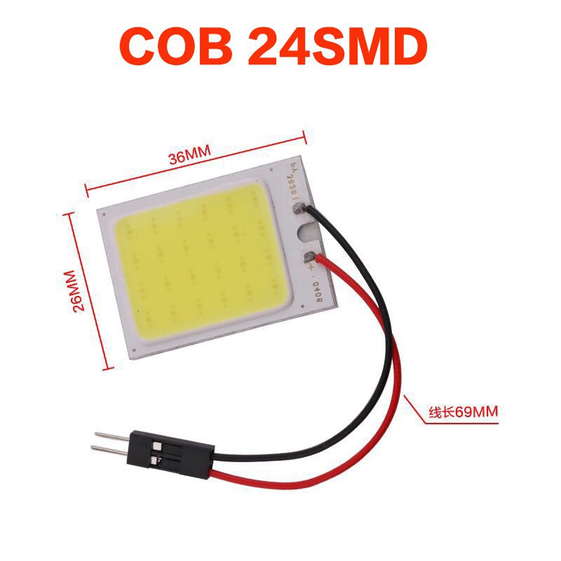 Cob indoor light Festoon T10 W5W BA9S Car lighting