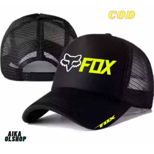 Snapback Topi Trucker Jaring Dewasa FOX Comunity Gowes Bike