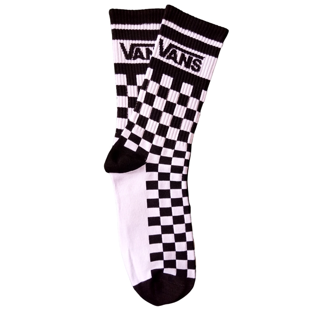 [BIG SALE] Kaos Kaki Motif Skate Oldschool - Mohaki Official-Vans Catur Putih