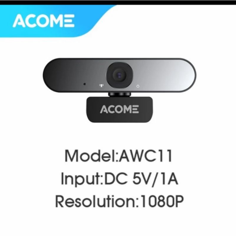 ACOME AWC11 Webcam 1080 HD USB Camera Microphone 360 Noice Reduction