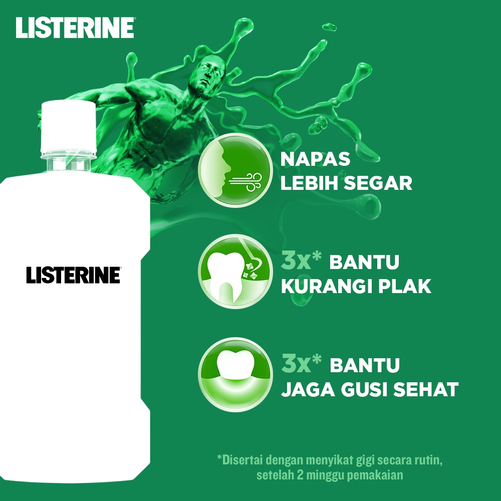 LISTERINE Fresh Burst Antiseptic Mouthwash / Obat Kumur Antiseptik 250ml