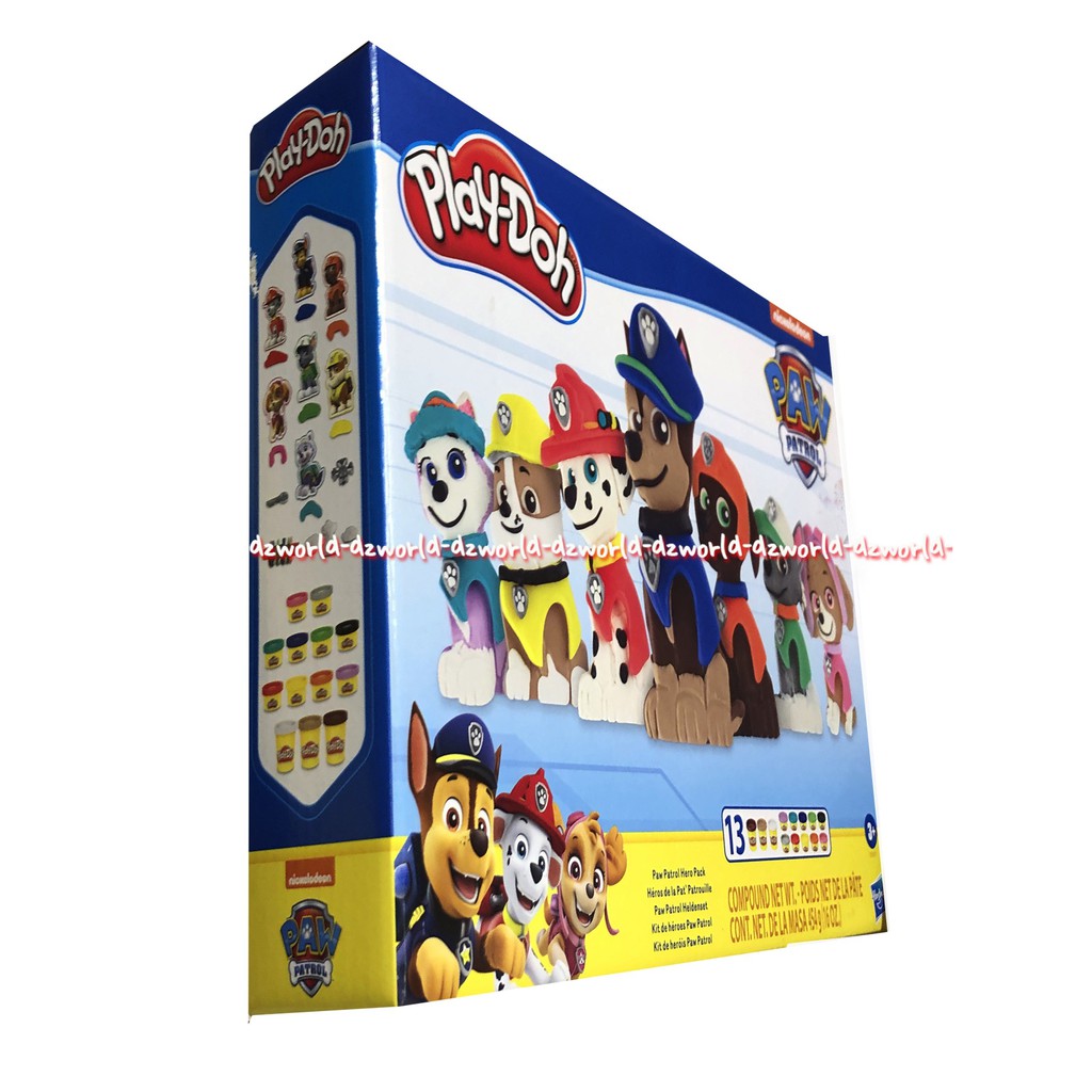 Play-Doh Paw Patrol Nickelodeon Mainan Lilin Playdoh Kreasi Anak