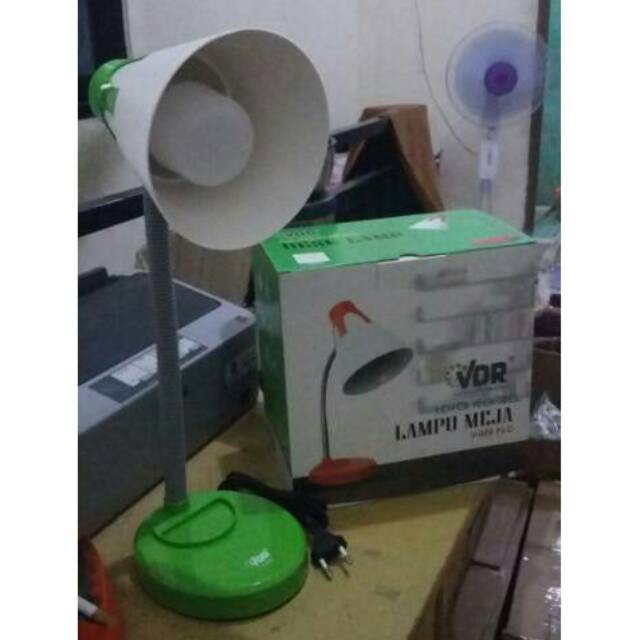 Lampu Meja Belajar Leher Fleksibel Bohlam LED 10 Watt 