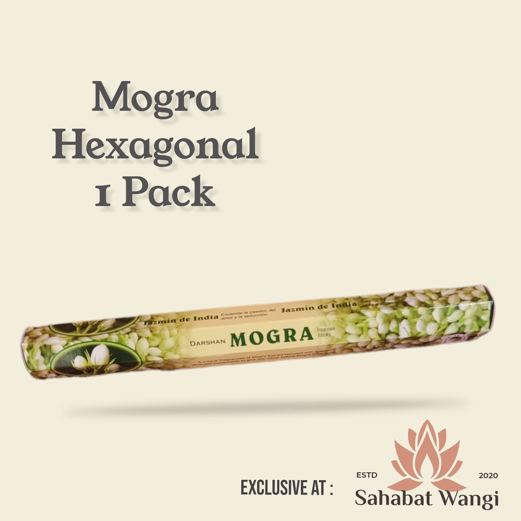 Dupa India Darshan Mogra Hexa Short Pack 20Stick