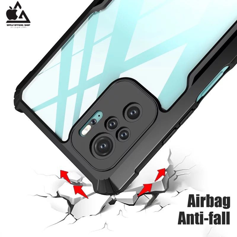 FUSION CLEAR CASE SAMSUNG A22 5G M62 F62 Anti Shockproof Softcase Black Hardcase Anti Crack