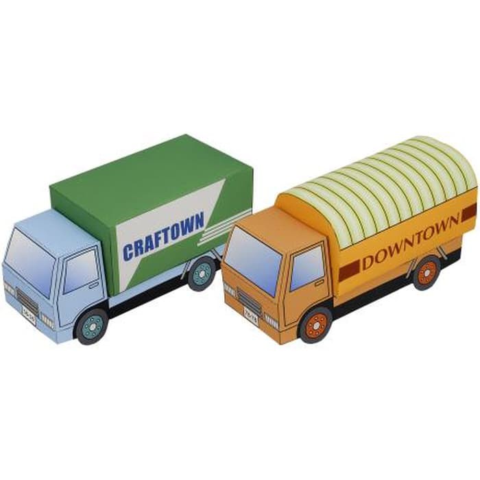 DIY Papercraft Craftown Truk