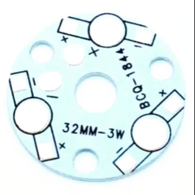 Heatsink PCB 3 LED HPL 1 Watt