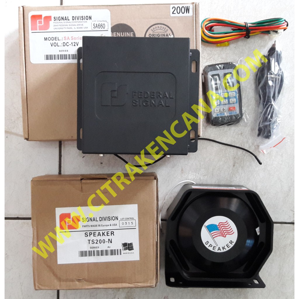 WIRELESS TOA SIRINE POLISI