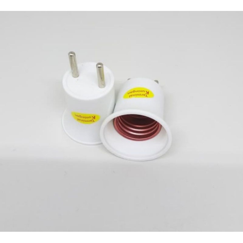 fit lampu colok E27 steker colokan bohlam lampu