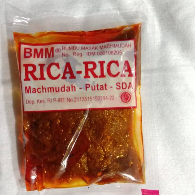 

Bumbu Masak Machmudah BMM. Rica-rica