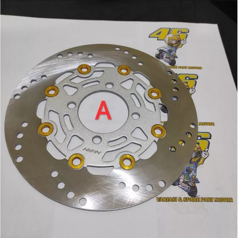 DISC CAKRAM 220mm LUBANG BAUT 4 / PIRINGAN 220mm / DISC 220mm / PIRINGAN JUPITER MX / ROTOR 220mm LU