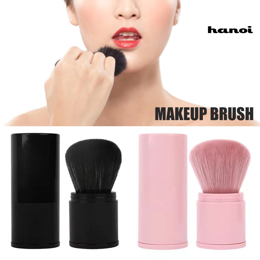 Han / Brush Makeup Retractable Portable Tahan Lama Lembut Ramah Lingkungan