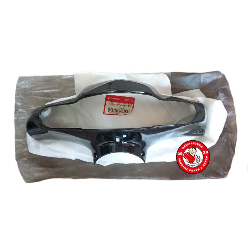 COVER TOTOK BATOK LAMPU DEPAN HITAM HONDA KIRANA 125 ORIGINAL ORI AHM 53205-KPW-860FMB