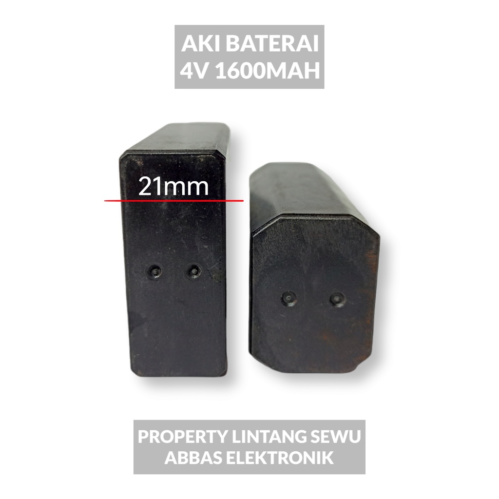 BATU BATERY BATERAY BATERAI ACCU ACU AKI KERING 4V 4 V 4 VOLT 1600MAH