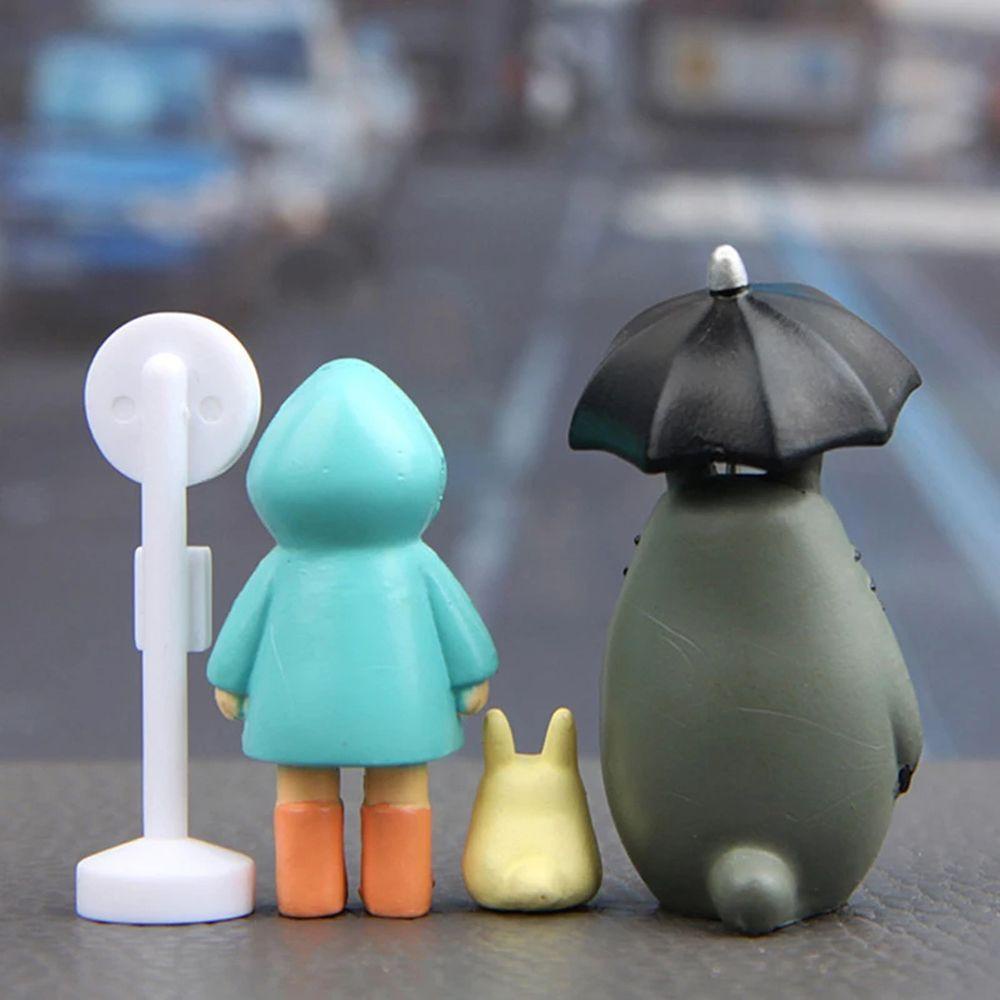 LANFY My Neighbor Totoro Kids Toys Car Decoration Mini Figure Anime Figure Garden Figure Hayao Miyazaki